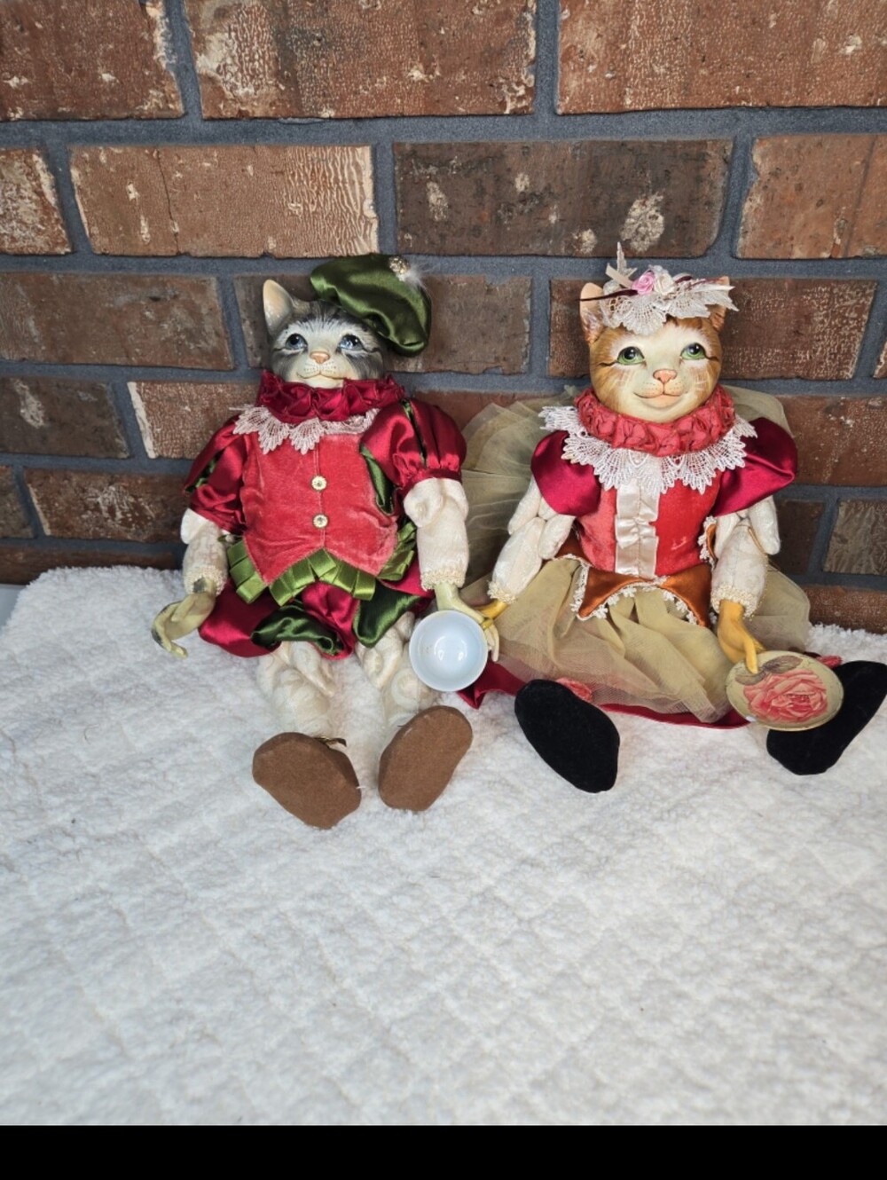 VINTAGE RETIRED Wayne Kleski Katherine’s Collection 2 Victorian CAT DOLLS